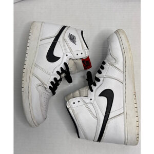 Nike 2016 Air Jordan 1 Yin Yang White Black 6Y Womens 7.5